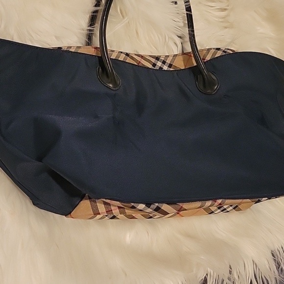 BURBERRY Blue Label Navy Tote w/Dust Bag - Picture 2 of 16